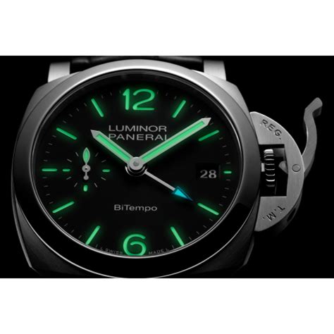 panerai bitempo 40mm|Panerai Luminor Quaranta BiTempo PAM 1365 40mm .